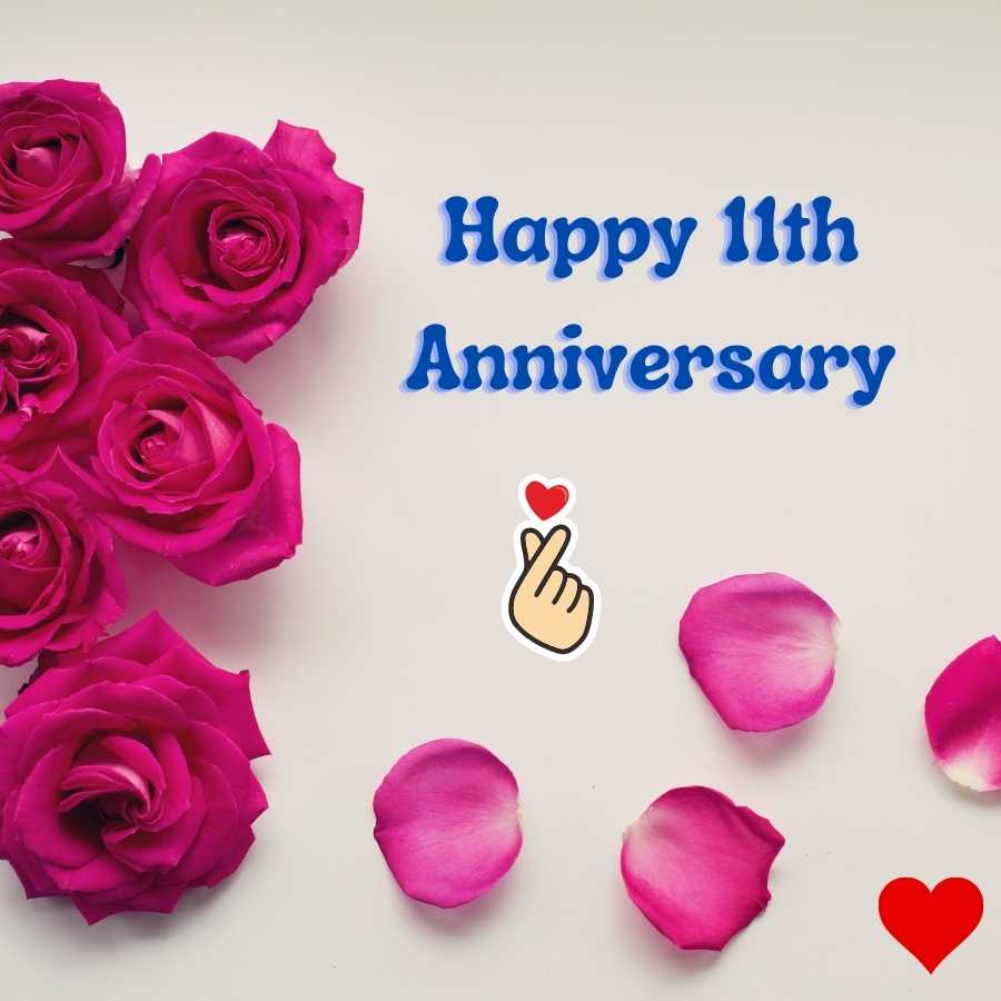 happy 11th anniversary wishes for wife