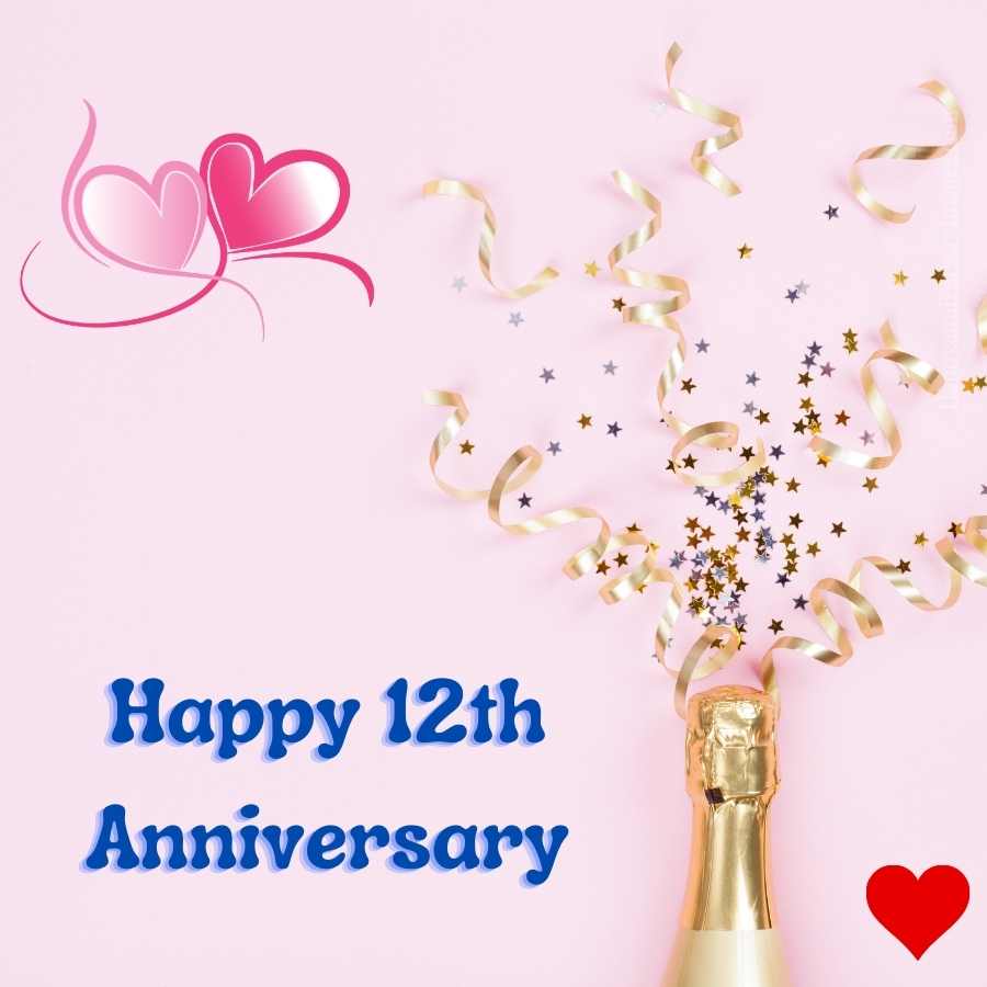 happy 12th anniversary wishes for husband