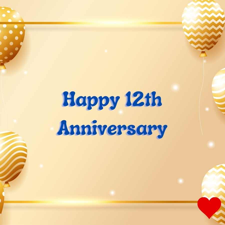 happy 12th anniversary images free download
