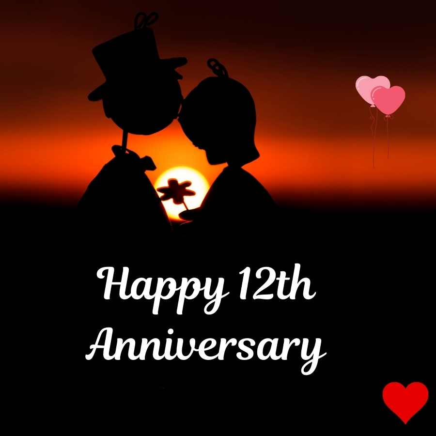 happy 12th wedding anniversary image