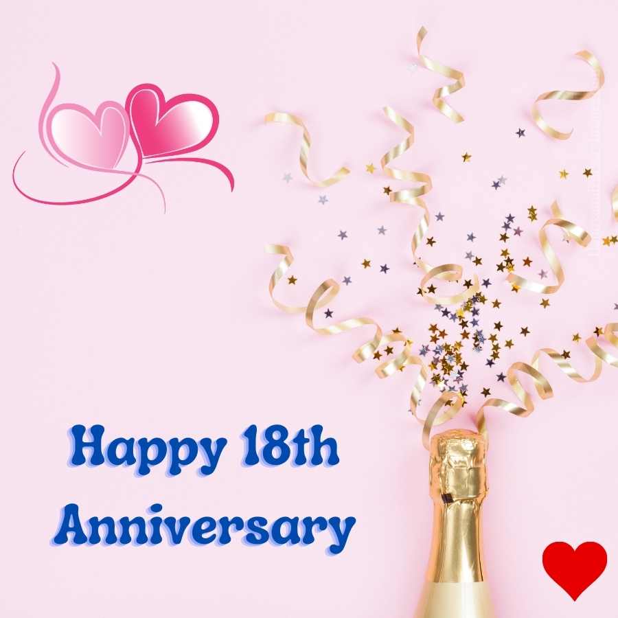 happy 18th anniversary wishes for husband