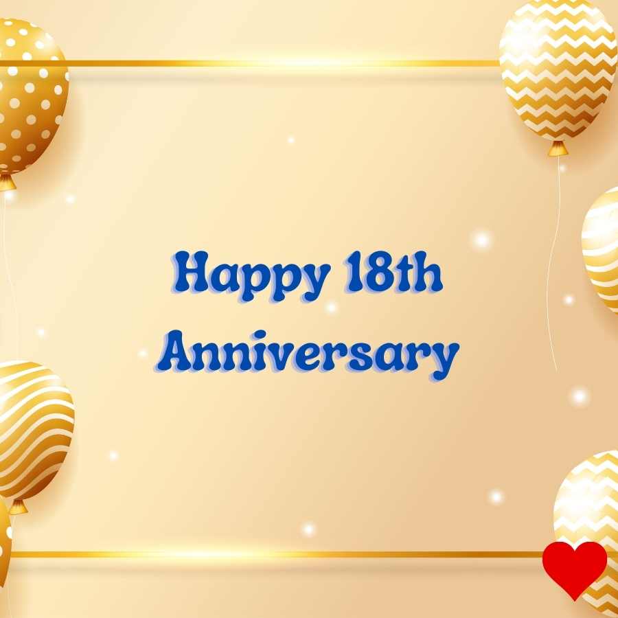happy 18th anniversary images free download