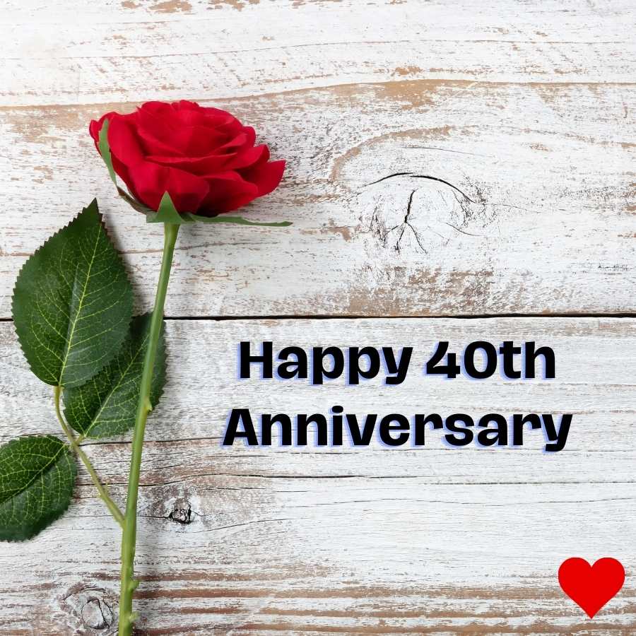 happy 40th wedding anniversary