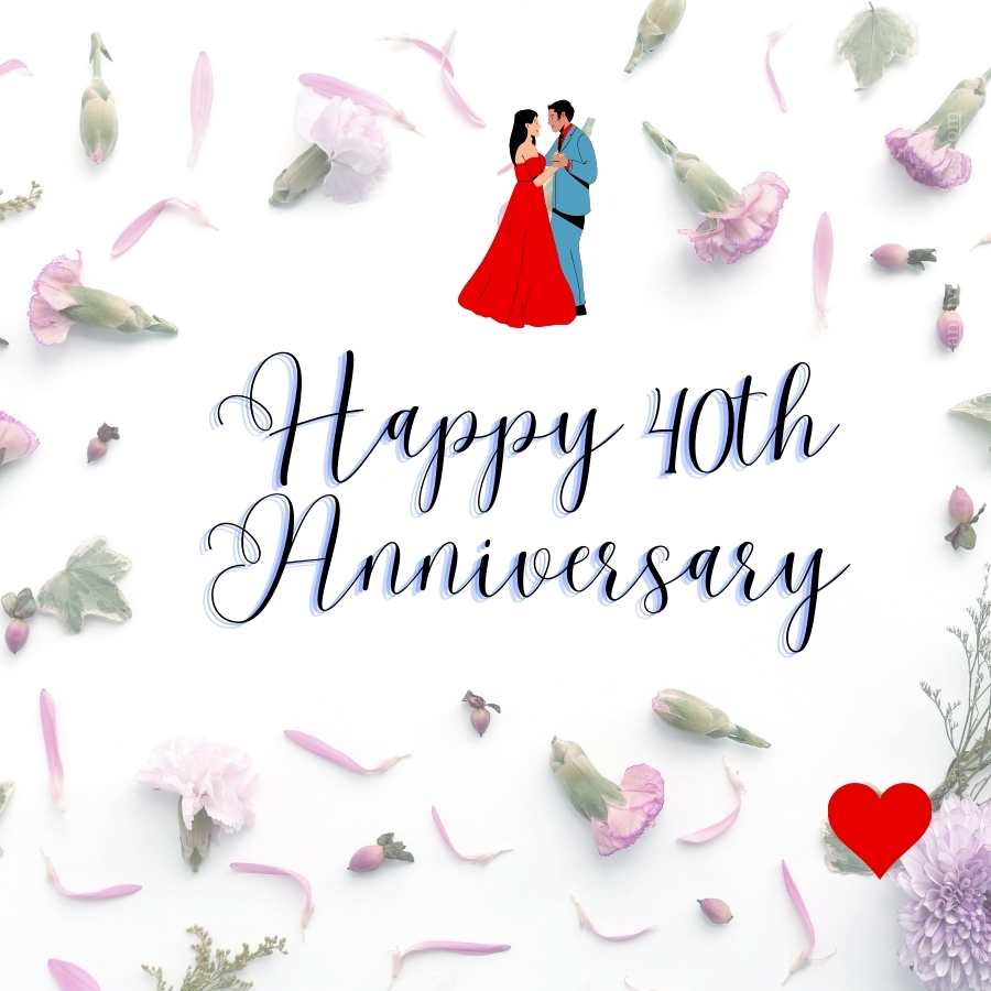 40th wedding anniversary wishes