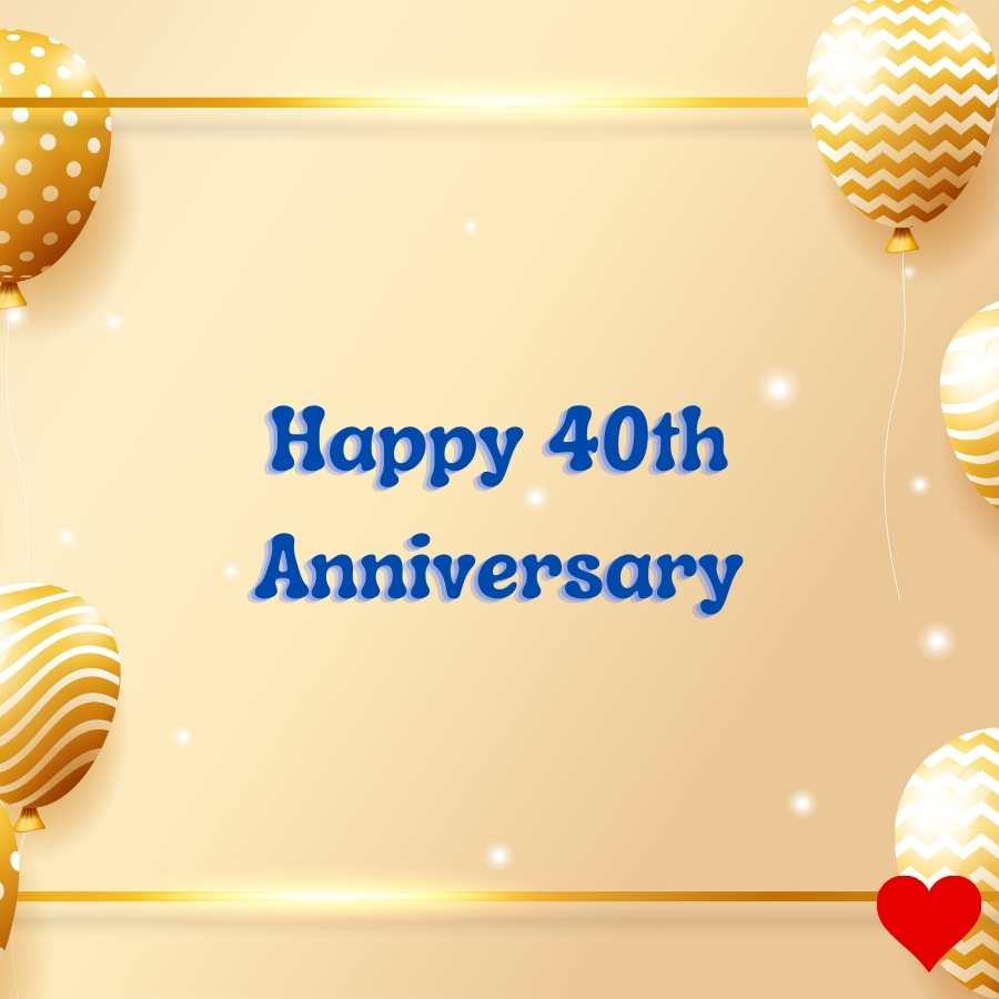 happy 40th anniversary images free download