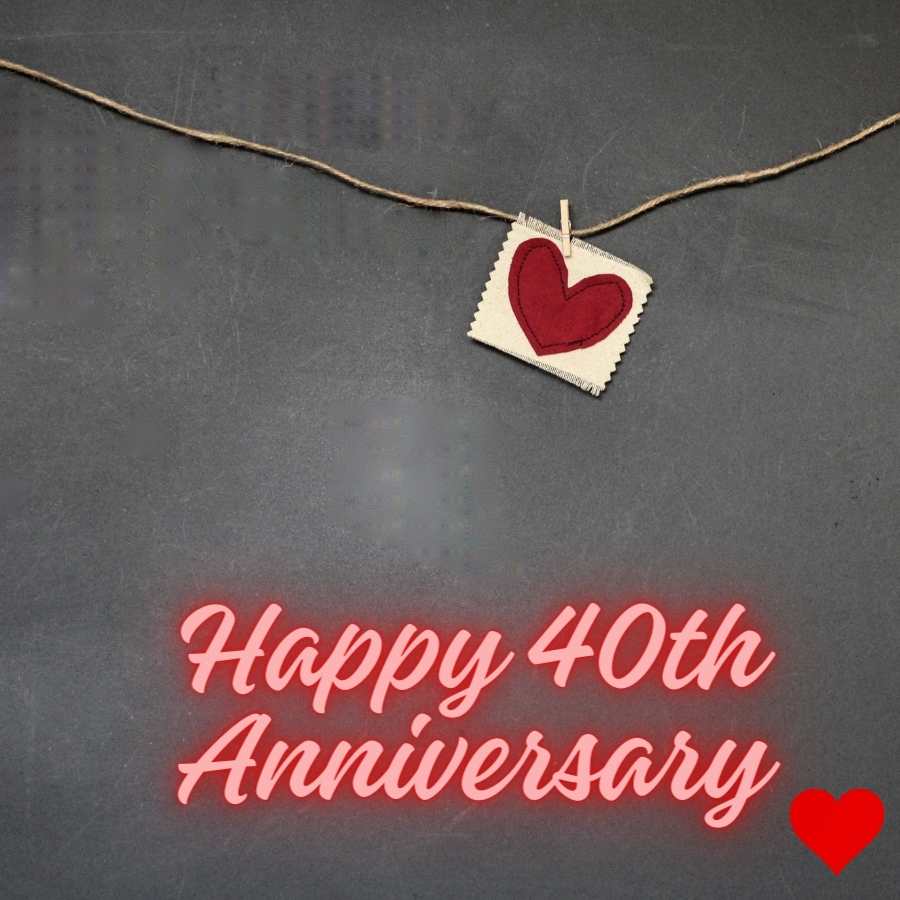 happy 40th anniversary to my husband
