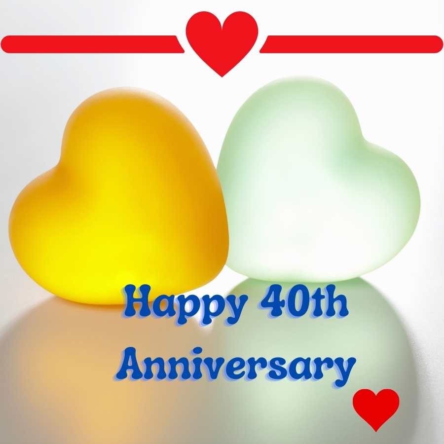 happy 40th marriage anniversary