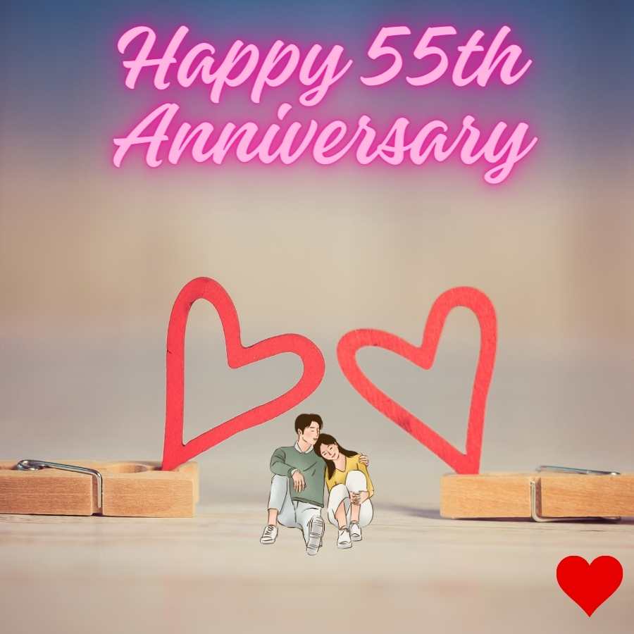 free happy 55th anniversary images