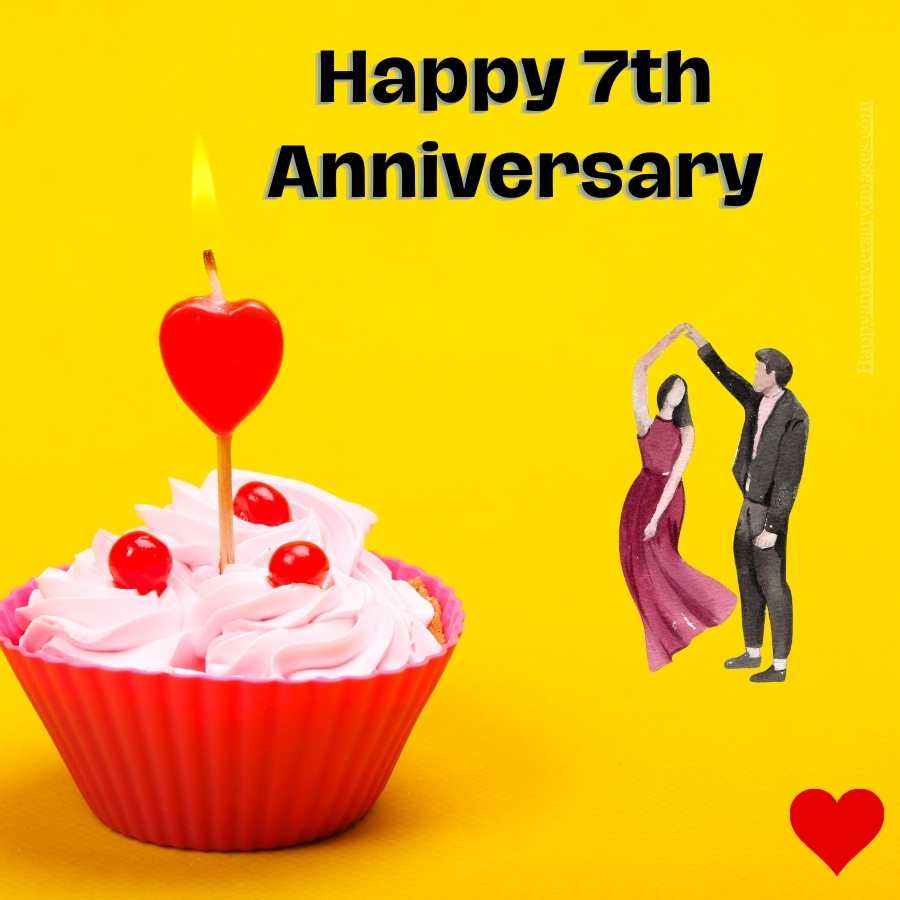7th wedding anniversary wishes images