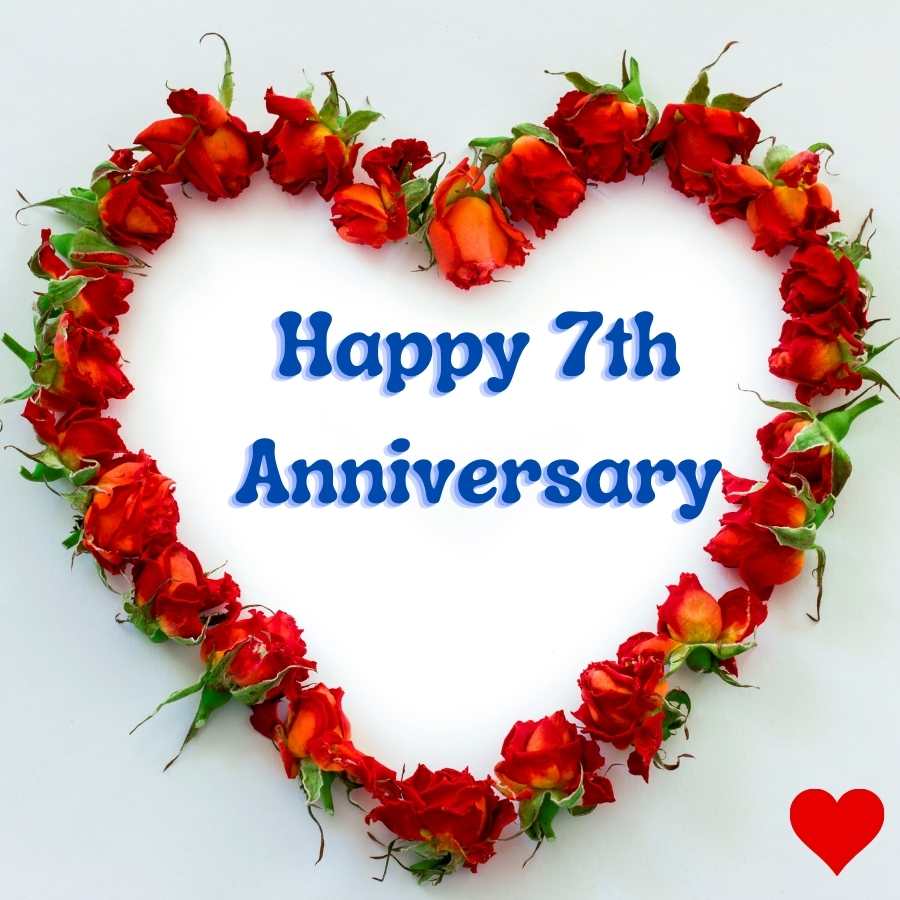 7th anniversary wishes for friend