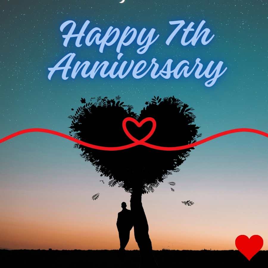 happy 7th anniversary for her